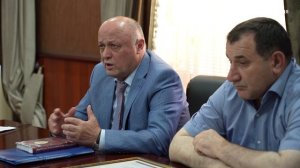 Встреча Гаджимурада Мусаева с директором ДРСФ «Все вместе» Селимханом Мирзехановым