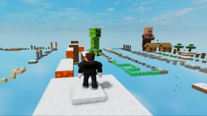 паркурим в Minecraft_Obby
#ROBLOX #Minecraft