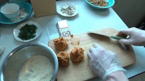 Постные морковные котлеты.