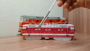 Модель ЧС4т-161 из бумаги | Model ChS4T-161 made of paper.