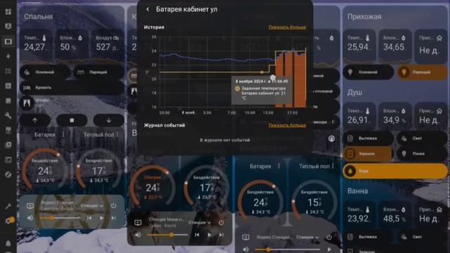 Умный дом по средствам Home Assistant, планшетное управление смотреть онлайн
