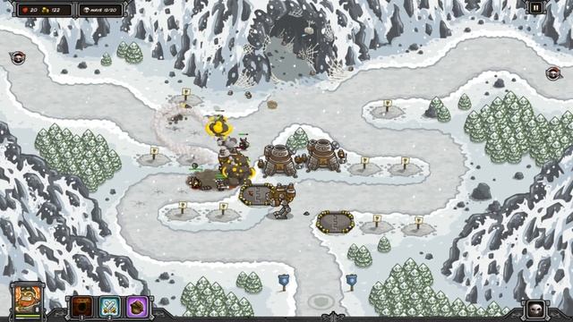 Kingdom Rush ReBBBorn мод || Логово Сарельгаз только артиллерия смотреть онлайн