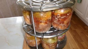 Рецепт.  Готовлю в автоклаве курицу в свобственном соку. Делаю тушенку.. Кулинарим с Людмилой.