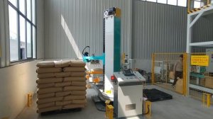 Робот паллетоукладчик для равномерной укладки на поддон