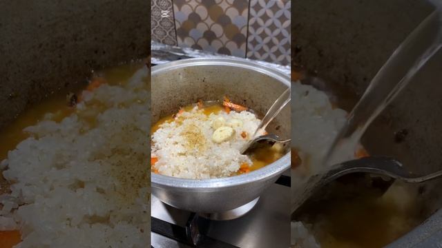 Плов на двоих. Вкусный и ароматный.