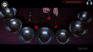 7Bcl-001 Набор 7 поющих чаш Healingbowl® Professional Black Pearl® Classic