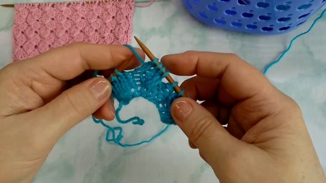 Вяжем ажурный узор"Змейка"спицами. смотреть онлайн