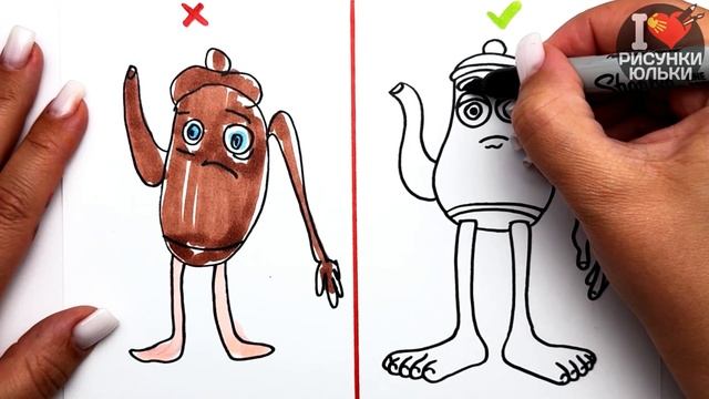 Как нарисовать ТА ТА ТА САУР Правильно и неправильно / смотреть онлайн