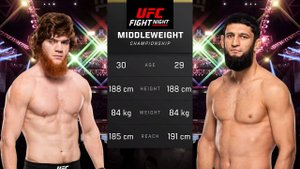 Шарапбутдин Магомедов против Хамзата Чимаева Полный бой - UFC 5