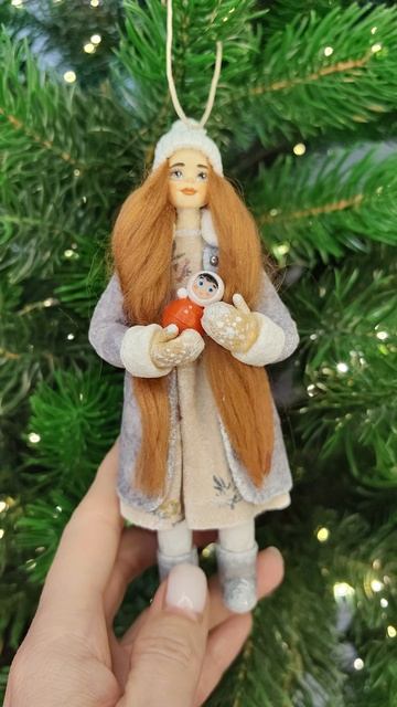 Ватная игрушка «Девочка с неваляшкой»
арт. ВИ74