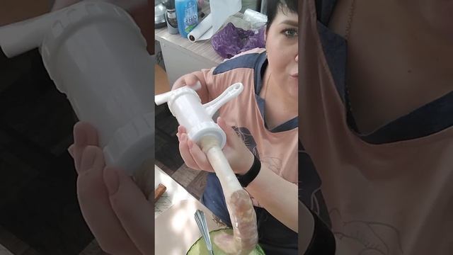 Рецепт колбасы ветчиной из грудки индейки можно как П