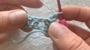 Как вязать изнаночный рельефный столбик с накидом! 🧶8 урок 🧶