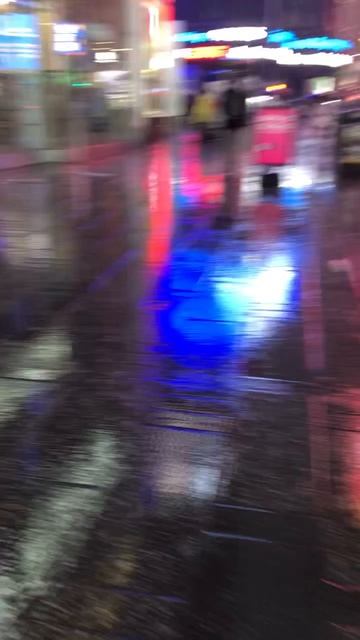 Times Square - New York . Ураган Ида