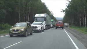 Июнь 2024 ОГРОМНАЯ ПРОБКА в районе КУСЫ Трасса М5 УРАЛ