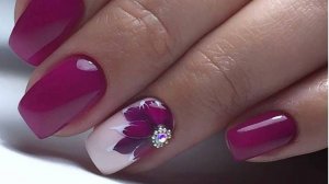 Маникюр на длинные ногти