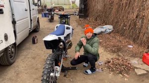 ПЕРВЫЙ ЗАПУСК и ВЫЕЗД НОВОГО МОТОЦИКЛА HUSQVARNA TC 125 40 Л.С