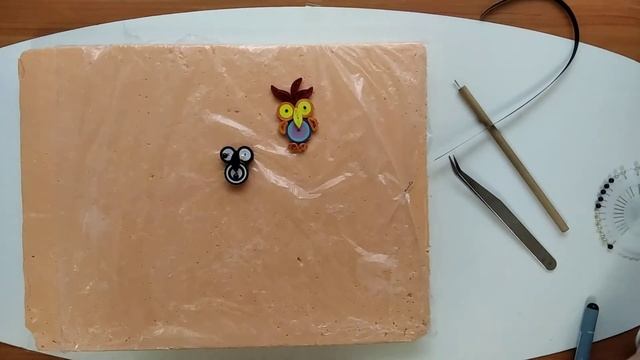 Сова в технике квиллинг смотреть онлайн