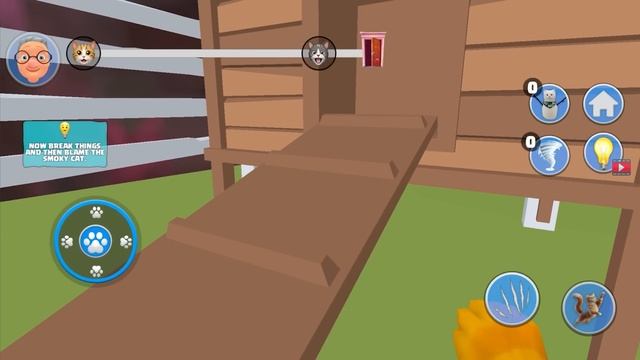 Рыжий Кот и Бабка #1 Kitty vs Granny - Cat Sim 3D с Кидом на пурумчат смотреть онлайн