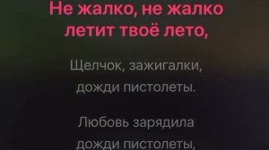 Звери Дожди пистолеты караоке минус