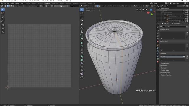 06. UV Mapping a Cylindrical Object
