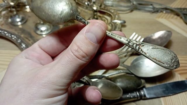 СЕРЕБРЯНЫЕ ИЗДЕЛИЯ СССР! МЕЛЬХИОР!СТОЛОВЫЕ ПРИБОРЫ! смотреть онлайн