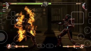 Mortal Kombat 9 on Android / Gamefusion Gamehub / ПК игры на андроиде / Snapdragon