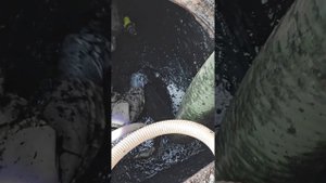 Откачка из ямы 1 метра ила