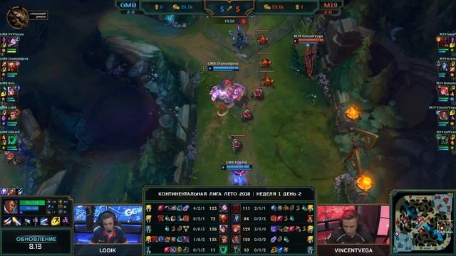 GMB vs M19 — Неделя 1 День 2 смотреть онлайн