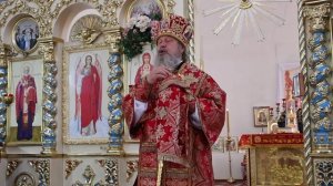 Проповедь епископа Максима в Казанском храме села Грызлово