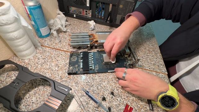 Обслуживание видеокарты ASUS GTX 570 смотреть онлайн