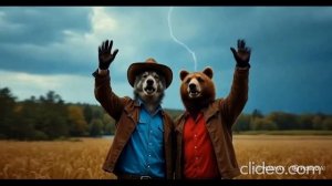 Wolf и Медведь - Где то за рекой (English-Russian duet)