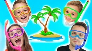 Влад и Ники Семейная поездка на Мальдивы! Видео для детей.