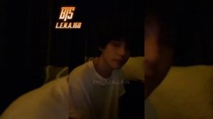 Поздним вечером Тэ на Weverse Live 11.04.2023 _Перевод для вас подготовила BTS _l. e. n. a. 168