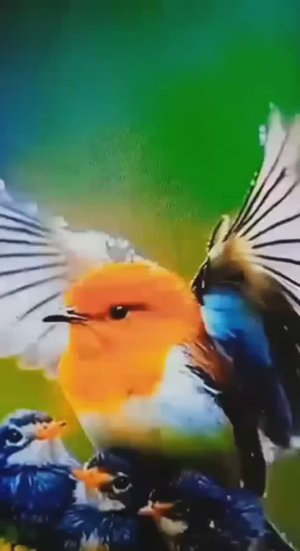 ПТИЦЫ под ДОЖДЁМ😳