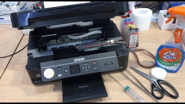 Как отмочить печатающую головку Epson смотреть онлайн