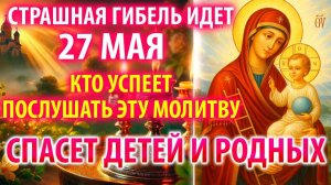 ГИБЕЛЬ ИДЕТ СТРАШНАЯ 27 мая УСПЕЙ СПАСТИ ДЕТЕЙ И РОД Молитва Богородице Путивльская Православие