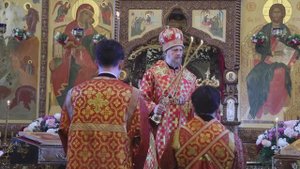 Архиерейская служба с владыкой Феоктистом