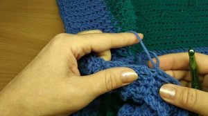 Пончо крючком для новичков. Учимся и сразу вяжем.. Часть 2. Второй урок для новичков.