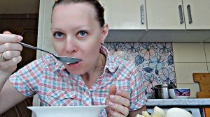 Картошка с окрошкой 🍟🍲 | Мукбанг