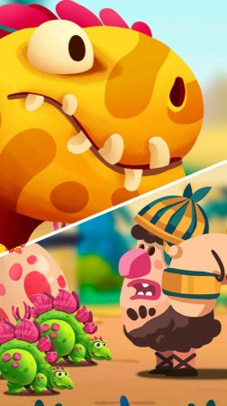 Дино Беш 2 ОСТРОВ 11-4 прохождение мульт игры DINO BASH 2 на андроид серия 22 #вселогично