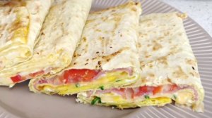 Рецепт быстрого завтрака из простых ингредиентов, это быстро и вкусно!