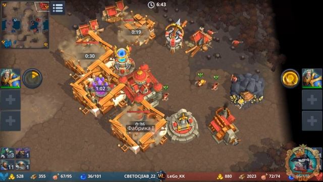Быстрый выход в #снайперов и #целительниц  битва 1х1 в игре #War Legends# RTS #стратегия на телефон