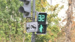 Светофор улица пешеходный переход футаж traffic_lights footage - Лирик По (1080p, h264)