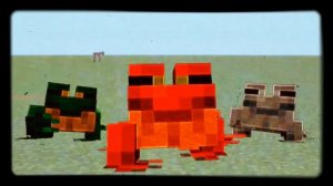 Три лягушки идут навстречу Minecraft 1.20 Live 2022 под музыку (Bee Dees - stayin alive) @minecraft