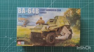 №231 Обзор модели бронеавтомобиля БА-64 1/35 Lanmo Model.mp4