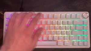 тайпинг MATHEW TECH-pt F75 (Aula F75 с кириллицей) // ОБЗОР КЛАВИАТУ