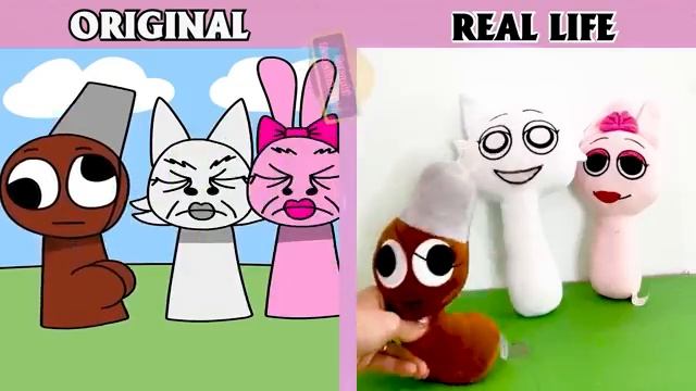 Лучшие TikTok of Incredibox Sprunki Wenda Attacks Night PHASE 1 Vs PHASE 2  Original vs Plush Toys