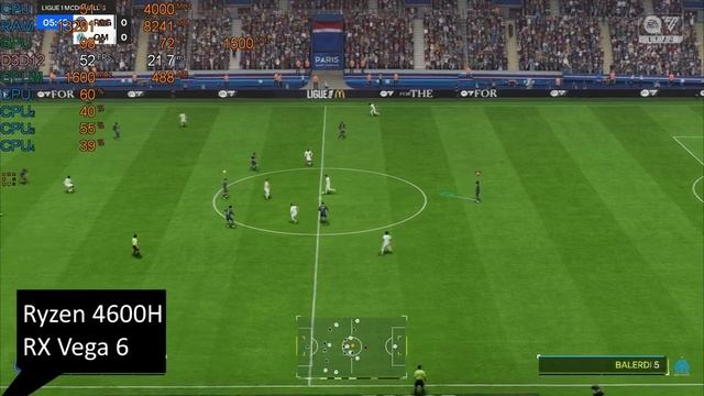 EA Sports FC 25 - FIFA 25 - ФИФА 25 на ноутбуке (RX Vega 6) смотреть онлайн