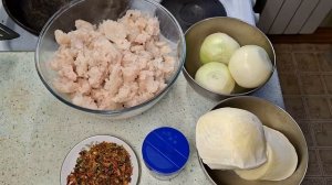 Быстрый пирог с рыбой. A quick fish pie.