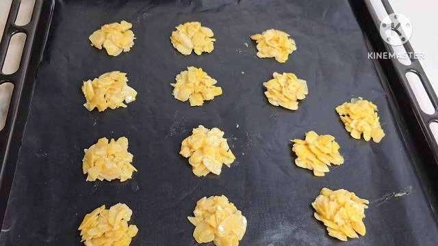 ПЕЧЕНЬЕ МИНДАЛЬНЫЕ ЛЕПЕСТКИ ALMOND PETAL COOKIES #печеньедомаш